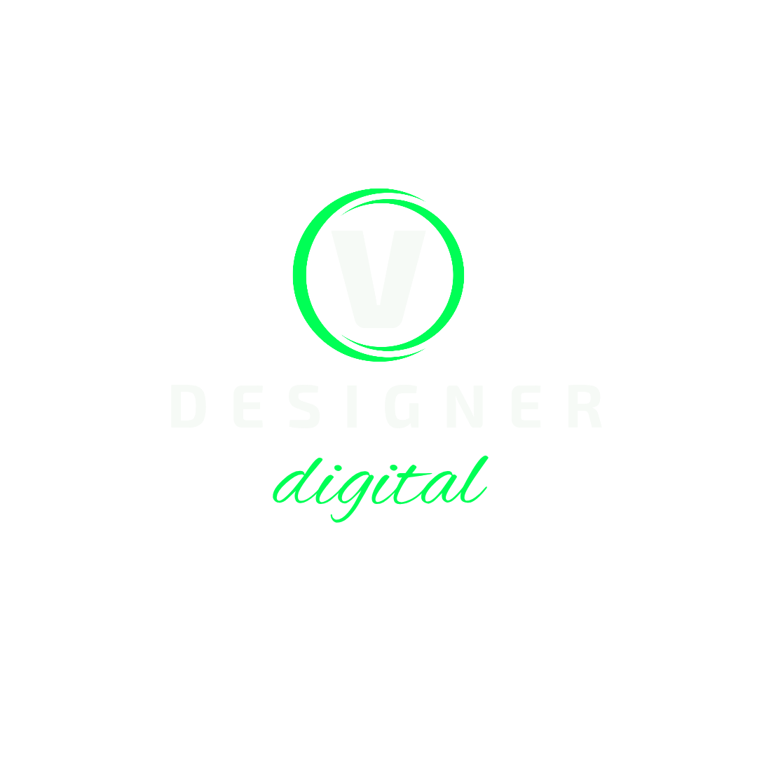 Logo vertical V Designer Digital